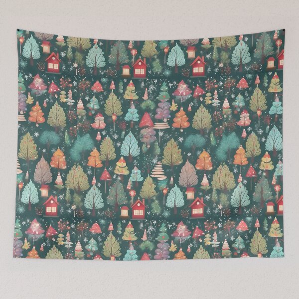Item preview, Dreamy Christmas Ornament Pattern designed and sold by DigiDreamyArt.