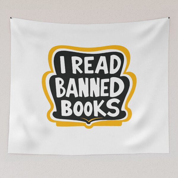 Item preview, I Read Banned Books designed and sold by Timegraf.