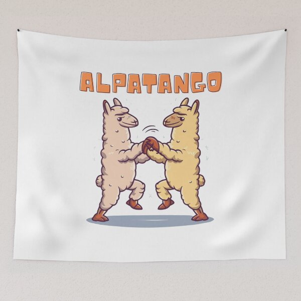 Item preview, Alpatango | Cute Dancing Alpacas designed and sold by MarsLights.