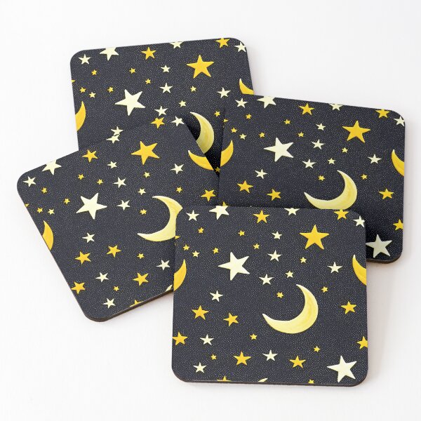 Item preview, Moon and Stars Pattern designed and sold by SoniaSarkali.