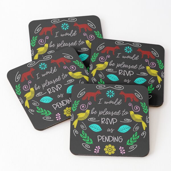 Item preview, I Would Be Pleased to RSVP as Pending Moira Rose Quote designed and sold by crazyeydcreativ.