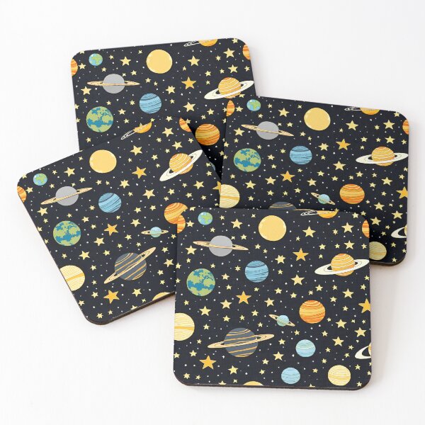 Item preview, Moon and Stars and Planets Pattern designed and sold by SoniaSarkali.