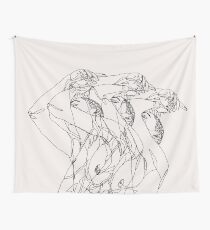 Out of Body (beige) Wall Tapestry
