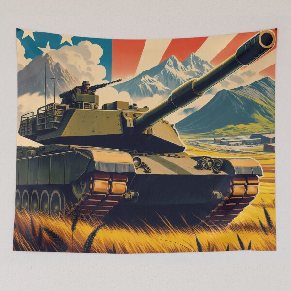 Item preview,  M1 Abrams Tank designed and sold by ClassicRetroism.