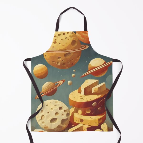 Item preview, Distant worlds made of planets and cheese designed and sold by LeahHa.
