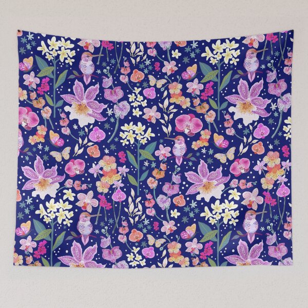 Item preview, Midnight Orchid Garden designed and sold by Janet Broxon.
