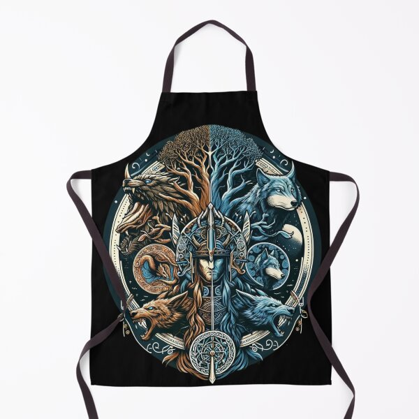 Item preview, Fenrir Wolf of Odin: Viking Varangian Guard designed and sold by ZbigArt.