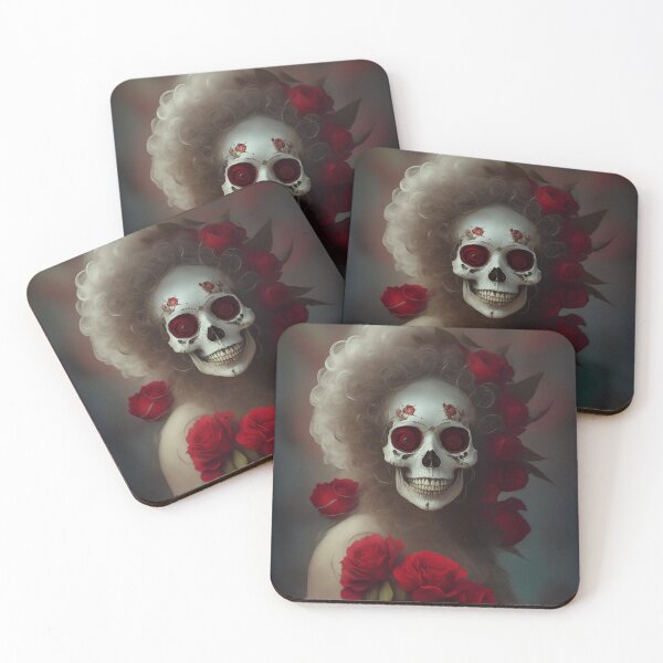 Artikelvorschau, Elegante, wunderschöne La Calavera Catrina, Dame des Jenseits, der elegante Schädel entworfen und verkauft von Fantasymachine.