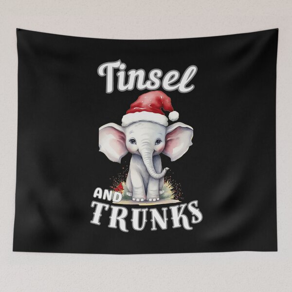 Item preview, Tinsel And Trunks designed and sold by ElephantVibes.