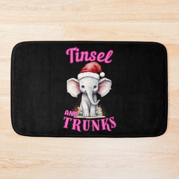 Item preview, Tinsel And Trunks. elephant head designed and sold by ElephantVibes.