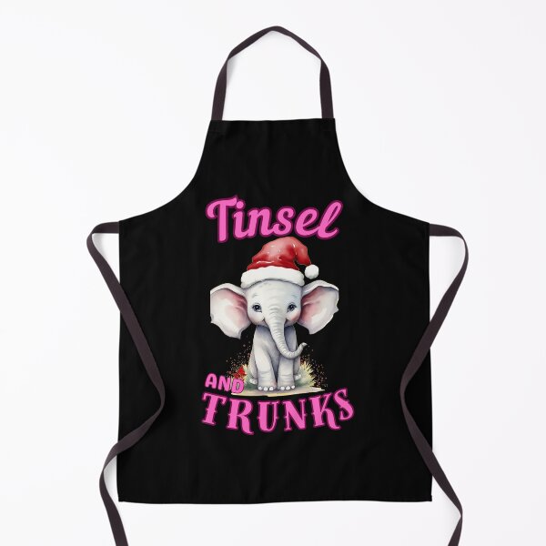 Item preview, Tinsel And Trunks. elephant head designed and sold by ElephantVibes.