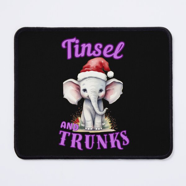 Item preview, Tinsel And Trunks. elephant face designed and sold by ElephantVibes.