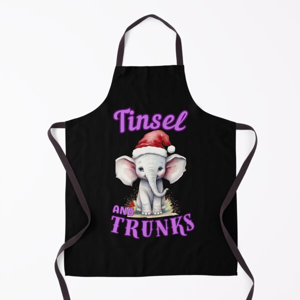 Item preview, Tinsel And Trunks. elephant face designed and sold by ElephantVibes.