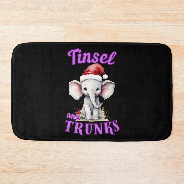 Item preview, Tinsel And Trunks. elephant face designed and sold by ElephantVibes.