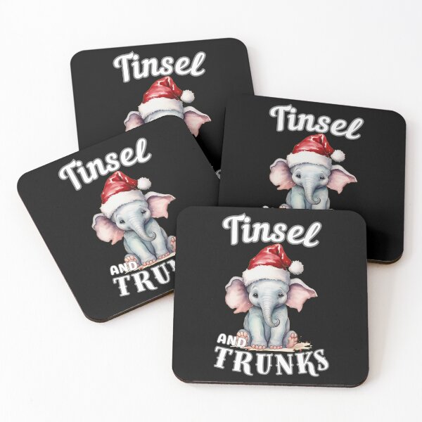 Item preview, Tinsel And Trunks. surreal elephant designed and sold by ElephantVibes.