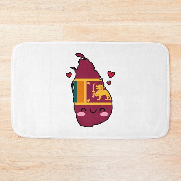 Item preview, Sri Lanka Flag Map Smile with Love designed and sold by pixelsparkzone.