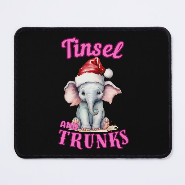 Item preview, Tinsel And Trunks. elephant saying designed and sold by ElephantVibes.
