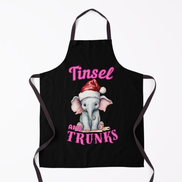 Item preview, Tinsel And Trunks. elephant saying designed and sold by ElephantVibes.
