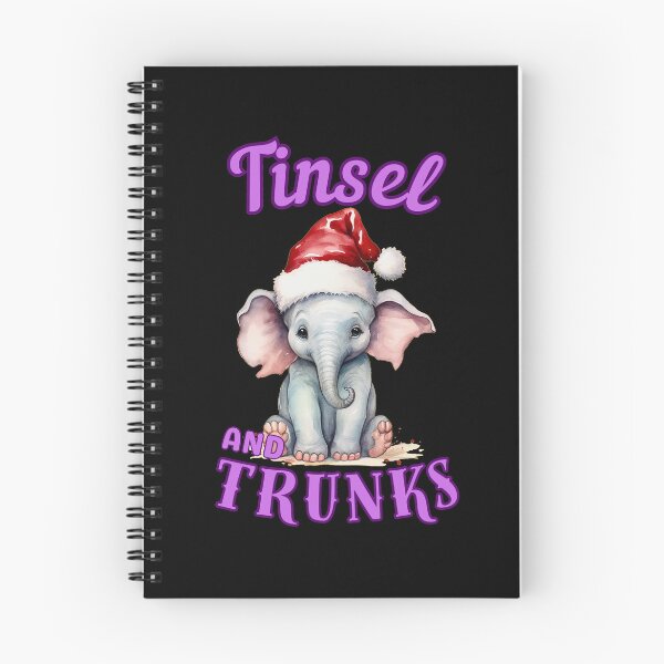 Item preview, Tinsel And Trunks. elephant quote designed and sold by ElephantVibes.