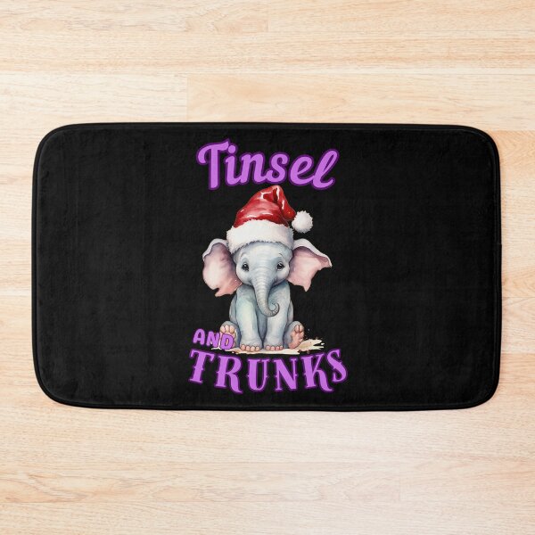 Item preview, Tinsel And Trunks. elephant quote designed and sold by ElephantVibes.