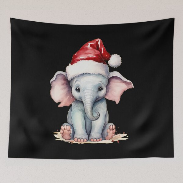 Item preview, Christmas Elephant designed and sold by ElephantVibes.