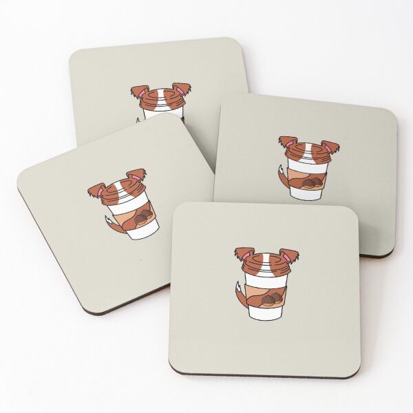 Item preview, Kawaii Coffee | Chestnut - Dog Cappuccino designed and sold by MyMushroomGrove.