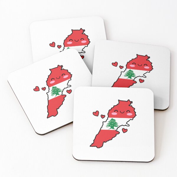 Item preview, Lebanon Flag Map Smile with Love designed and sold by pixelsparkzone.
