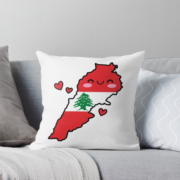 Item preview, Lebanon Flag Map Smile with Love designed and sold by pixelsparkzone.