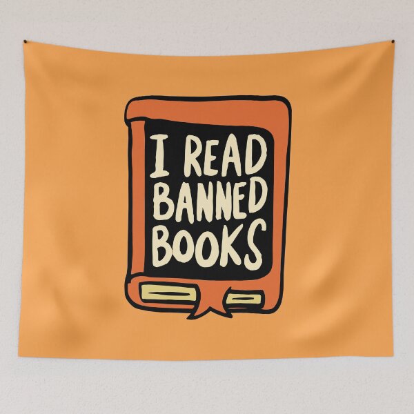 Item preview, I Read Banned Books designed and sold by Timegraf.