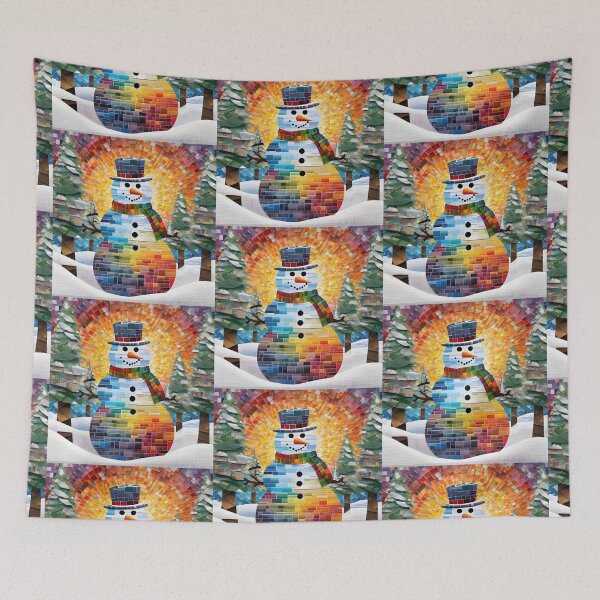 Item preview, Snowman 03 - Merry Collage Charm designed and sold by Artekinium.