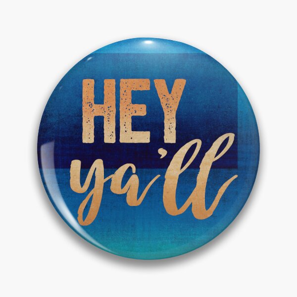 Item preview, Hey Ya'll Fun Quote on Blue designed and sold by art64.