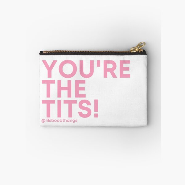 Item preview, You're the Tits, v1, pink | @lilsboobthangs designed and sold by lilsboobthangs.