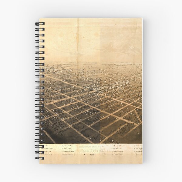 Item preview, Jackson, Michigan (1868) designed and sold by allhistory.
