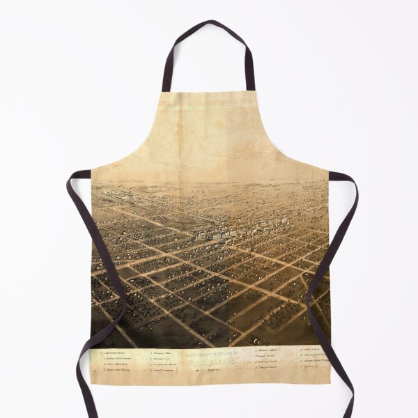Item preview, Jackson, Michigan (1868) designed and sold by allhistory.