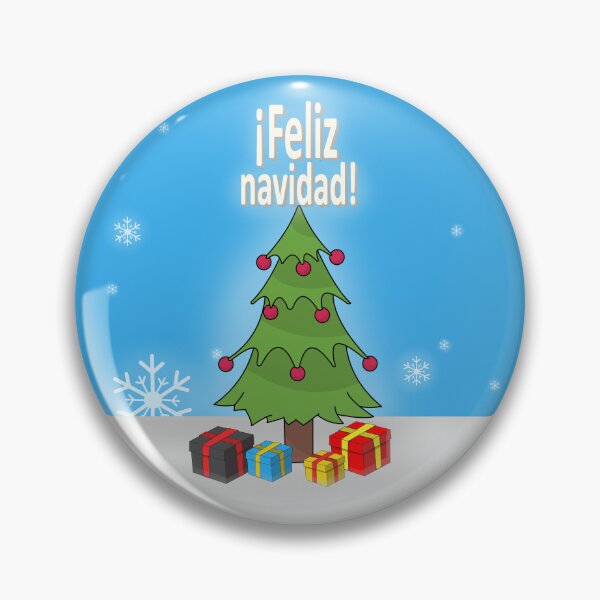 Item preview, feliz navidad árbol designed and sold by ZiphGames.