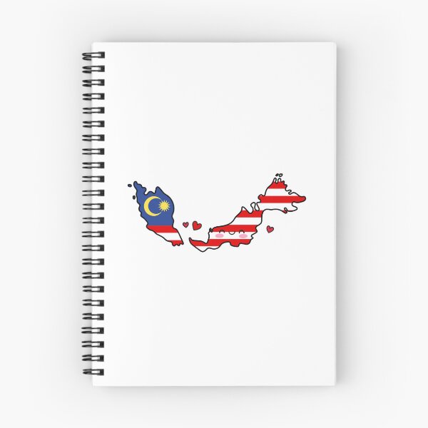 Item preview, Malaysia Flag Map Smile with Love designed and sold by pixelsparkzone.