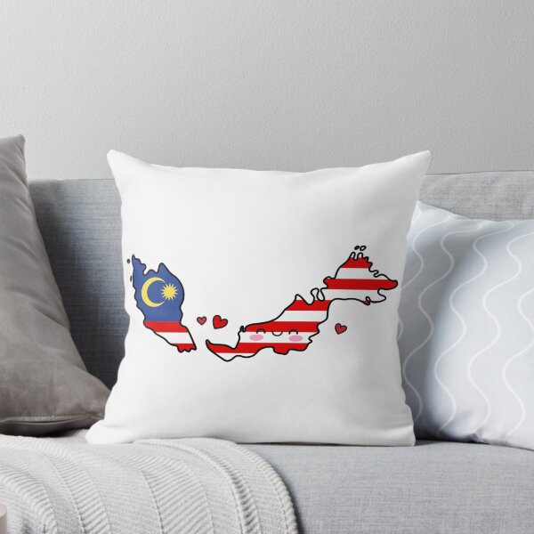 Item preview, Malaysia Flag Map Smile with Love designed and sold by pixelsparkzone.