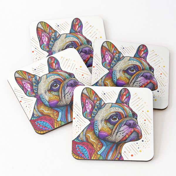 Item preview, Boston Terrier Dog Artistic Portrait designed and sold by CattyCornerPOD.
