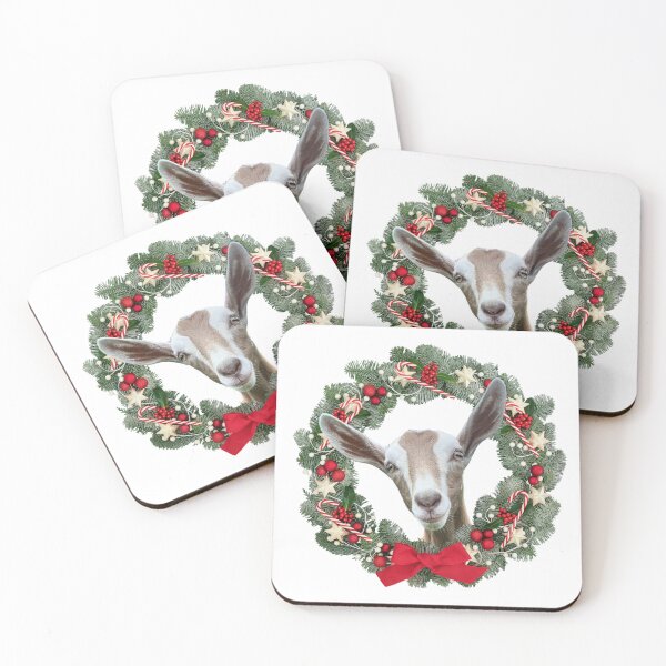 Item preview, Christmas shirt, goat theme designed and sold by CritterCapers.