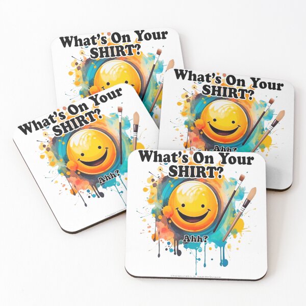 Item preview, What's On Your Shirt?  Ahh? -  For Light Backgrounds designed and sold by The Imagination Source™.