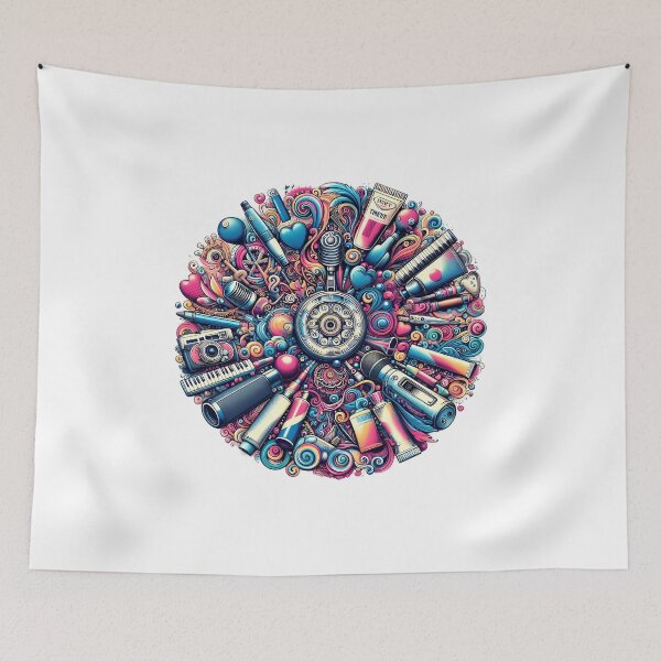 Item preview, Colourful Doodle Explosion designed and sold by Pixel Dome.