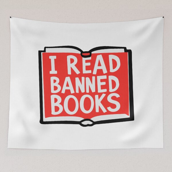 Item preview, I Read Banned Books designed and sold by Timegraf.