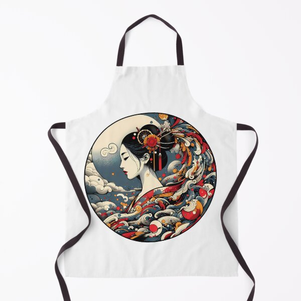 Item preview, Japanese Wave and Floral Art designed and sold by Pixel Dome.