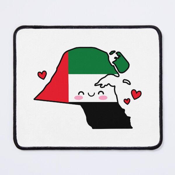 Item preview, Kuwait Flag Map Smile with Love designed and sold by pixelsparkzone.