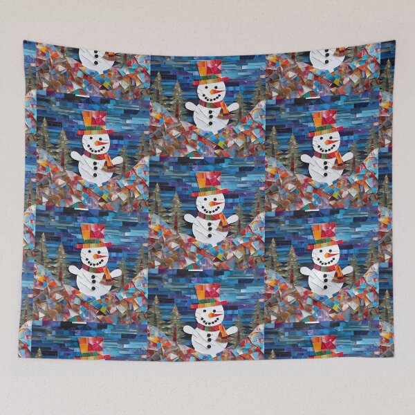 Item preview, Snowman 05 - Happy Collage Scene designed and sold by Artekinium.