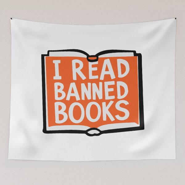 Item preview, I Read Banned Books designed and sold by Timegraf.