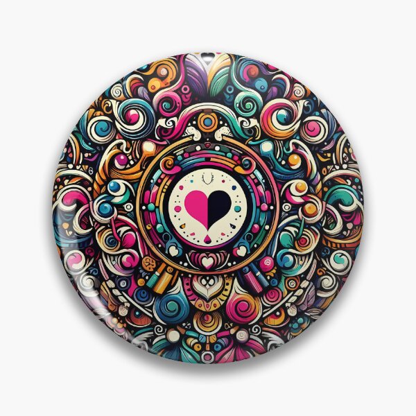 Item preview, Heart-Centered Colorful Mandala  designed and sold by Pixel Dome.