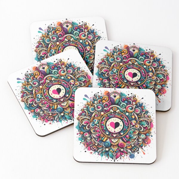 Item preview, Heart-Centered Colorful Mandala  designed and sold by Pixel Dome.