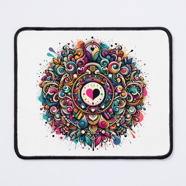 Item preview, Heart-Centered Colorful Mandala  designed and sold by Pixel Dome.