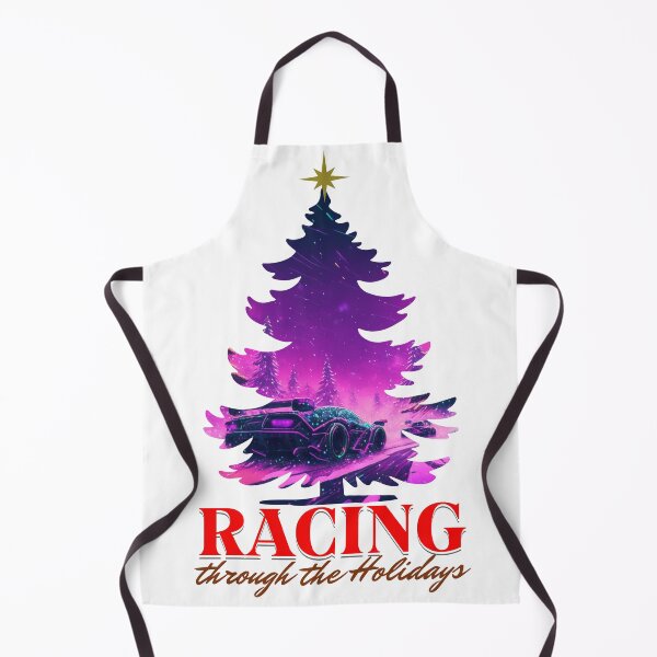 Item preview, Racing Through The Holidays Christmas Tree Car Racing Xmas Tree Snow Holiday designed and sold by CarantinedChaos.